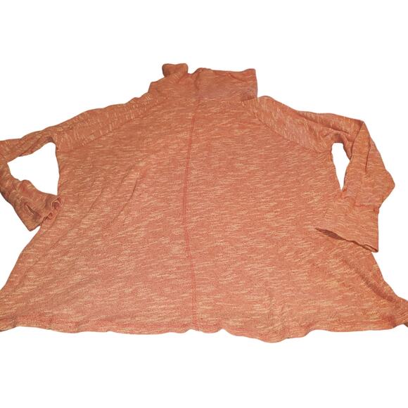 Sonoma Size 2X/3X Cowl Neck Heathered Pink Active Sweatshirt FLAW - Picture 3 of 8